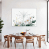 Dew Drops on Spider Web Dining Room Demo