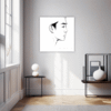 Dignified Man's Side View Hallway Demo
