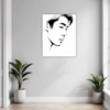 Dignified Man's Side View Hallway Demo