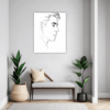 Dignified Man's Side View Hallway Demo