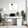 Dignified Man's Side View Office Demo