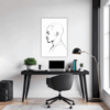 Dignified Man's Side View Office Demo