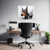 Doberman Abstract Wall Art Office Demo