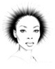 Minimalist Portrait of a Woman's Dreamy Eyes Art Print