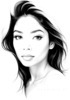Minimalist Portrait of a Woman's Dreamy Eyes Art Print