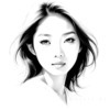 Minimalist Portrait of a Woman's Dreamy Eyes Art Print