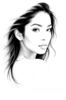 Minimalist Portrait of a Woman's Dreamy Eyes Art Print