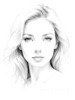 Minimalist Portrait of a Woman's Dreamy Eyes Art Print