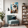 Dreamy Ragdoll Cat Living Room Demo