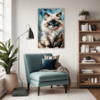 Dreamy Ragdoll Cat Living Room Demo