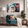 Dreamy Ragdoll Cat Living Room Demo