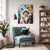 Dreamy Ragdoll Cat Living Room Demo