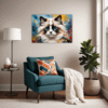 Dreamy Ragdoll Cat Living Room Demo