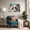 Dreamy Ragdoll Cat Living Room Demo