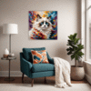 Dreamy Ragdoll Cat Living Room Demo