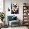 Dreamy Ragdoll Cat Living Room Demo