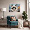 Dreamy Ragdoll Cat Living Room Demo
