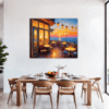 Dreamy Seaside Cafe Dining Room Demo