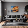 Dreamy Seaside Cafe Living Room Demo