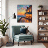Dreamy Seaside Cafe Living Room Demo