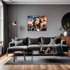 Edgy Rock Rebel Living Room Demo