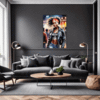 Edgy Rock Rebel Living Room Demo