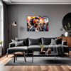 Edgy Rock Rebel Living Room Demo