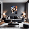 Edgy Rock Rebel Living Room Demo