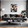 Edgy Rock Rebel Living Room Demo