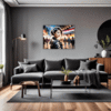 Edgy Rock Rebel Living Room Demo