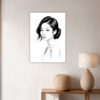 Elegant Female Portrait Hallway Demo