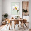 Elegant Orchid Bloom Dining Room Demo