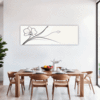 Elegant Orchid Bloom Dining Room Demo