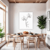 Elegant Orchid Bloom Dining Room Demo
