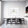 Elegant Orchid Bloom Dining Room Demo