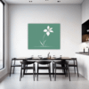 Elegant Orchid Bloom Dining Room Demo