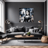 Elegant Victorian Goth Living Room Demo