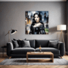 Elegant Victorian Goth Living Room Demo