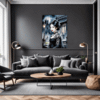 Elegant Victorian Goth Living Room Demo