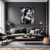 Elegant Victorian Goth Living Room Demo