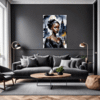 Elegant Victorian Goth Living Room Demo