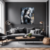 Elegant Victorian Goth Living Room Demo