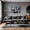 Elegant Victorian Goth Living Room Demo
