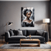 Elegant Victorian Goth Living Room Demo