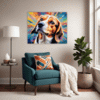 Energetic Beagle Hound Living Room Demo