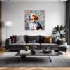 Energetic Beagle Hound Living Room Demo