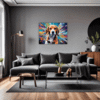 Energetic Beagle Hound Living Room Demo