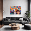 Energetic Beagle Hound Living Room Demo