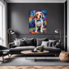 Energetic Beagle Hound Living Room Demo