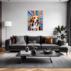 Energetic Beagle Hound Living Room Demo